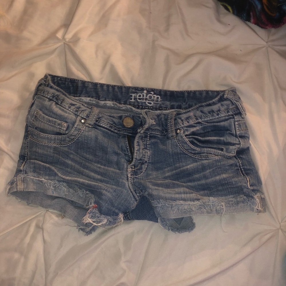 Denim shorts